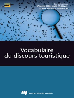 cover image of Vocabulaire du discours touristique